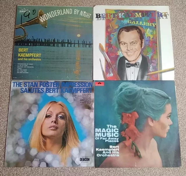 Bert Kaempfert Lp's - Wonderland By Night, Gallery, The Magic Music Of Far Away