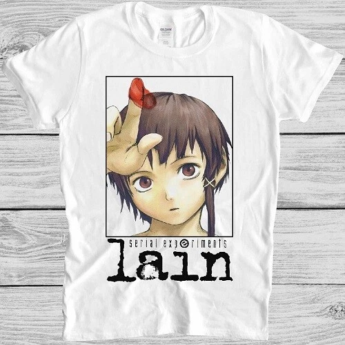 Serial Experiments Lain Anime T-Shirt – Sci-Fi Design, Unisex, 100% Cotton, Crew Neck