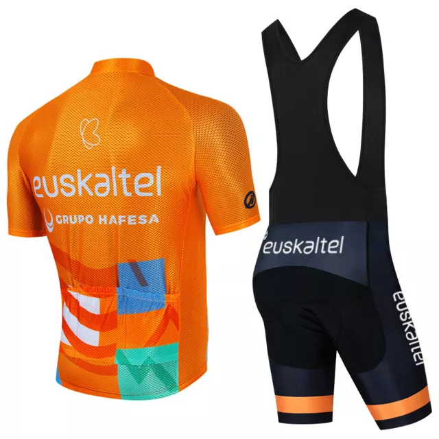 Tuta Completo Ciclismo Euskaltel Mtb abbigliamento divisa fondello Gel 2