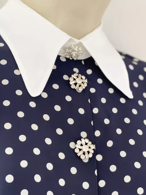 L.K.Bennett Polka Dot Silk Tea Dress