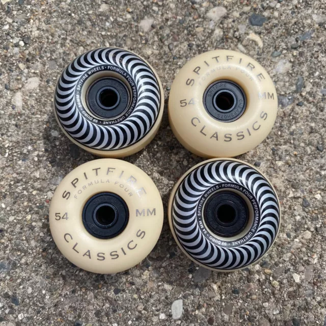 Spitfire Wheels Formula Four Classics 54mm 99du Cheapshots Bearings