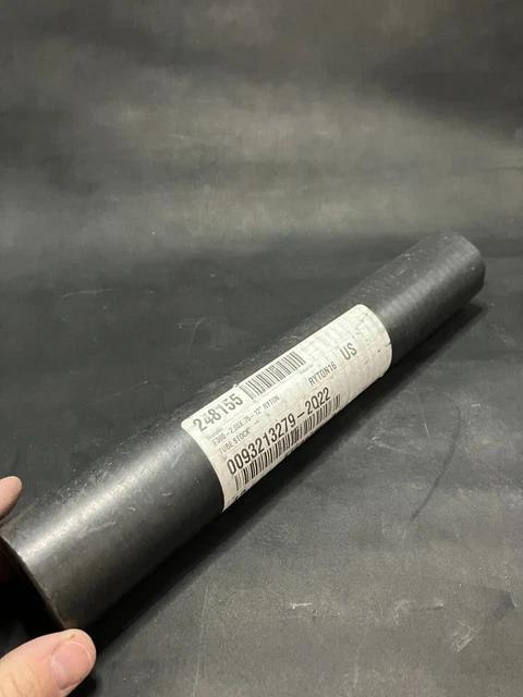 Black Ryton Ryton16 E360 Plastic Tube 2"x.75"x12" Machinable CNC (b03)