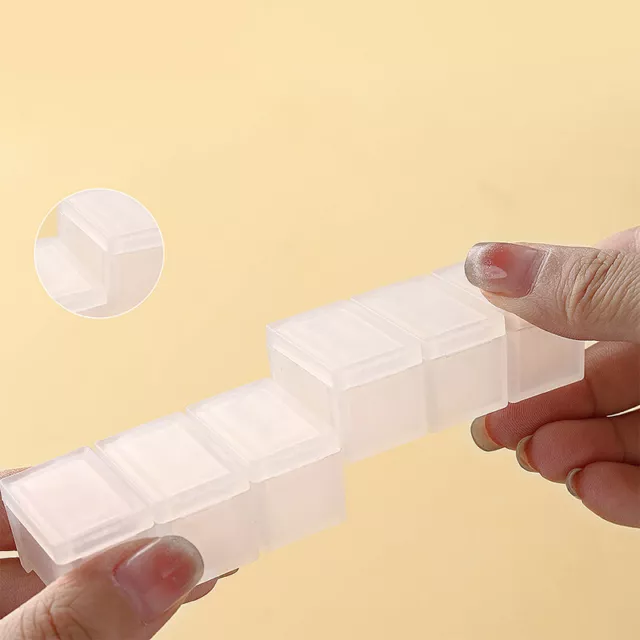 Transparent Nail Art Empty Storage Plastic Case Box Accessories Manicure Tool Sp