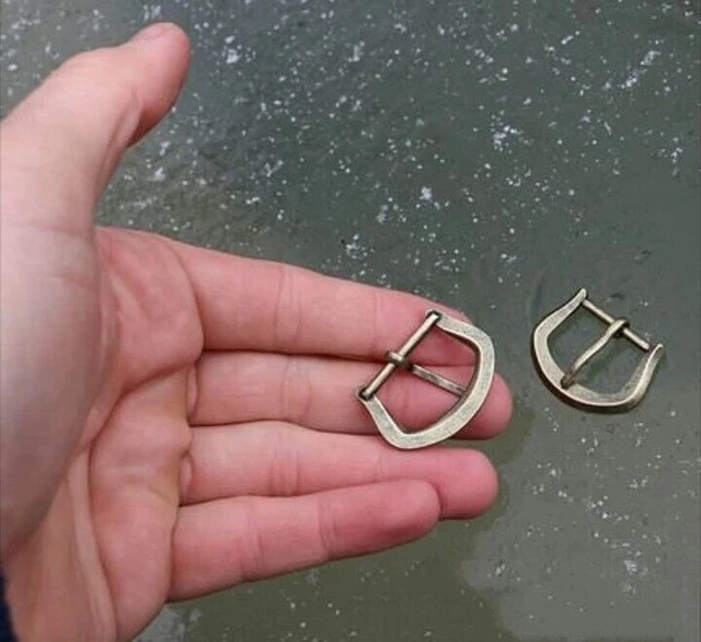 Fibbie per cinture medievali in ottone, set di 50 fibbie, fibbie da 2,5 *...