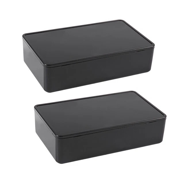 2x 100X60X25mm Diy Abs Plastic Enclosure Box Case Electronic Project SchaA3V9