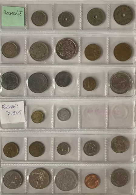 Los Münzen Rumänien Bis Und Ab 1945