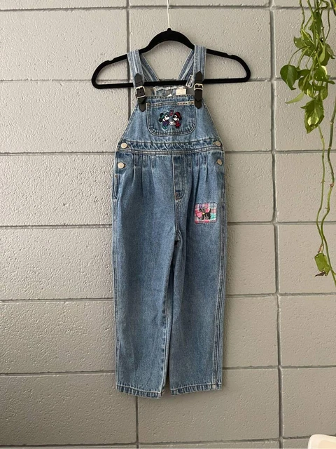 Vintage Embroidered Children's Disney Overalls size 6T