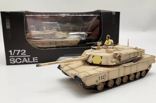 1/72 Scale US Army M1A1 TUSK Abrams Tank NATO Camouflage Finished