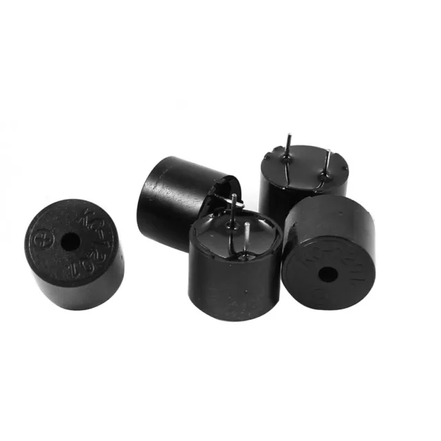5pz DC 1.5V 30Ma Suono Elettronico Passivo Continuo Buzzer Cicalino 12x9.5mm