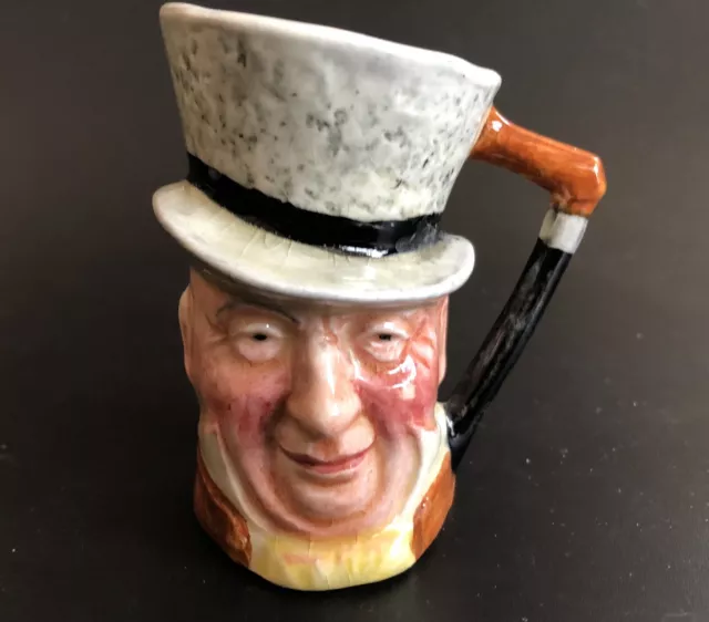 Small Toby Jug - Micauber Lancaster Hanley 7.5cm Tall Approx - Chip To Rear Base