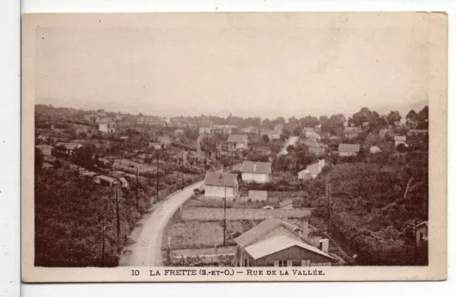 CPA - dépt 95 - LA FRETTE.RUE DE LA VALLEE (jp561)
