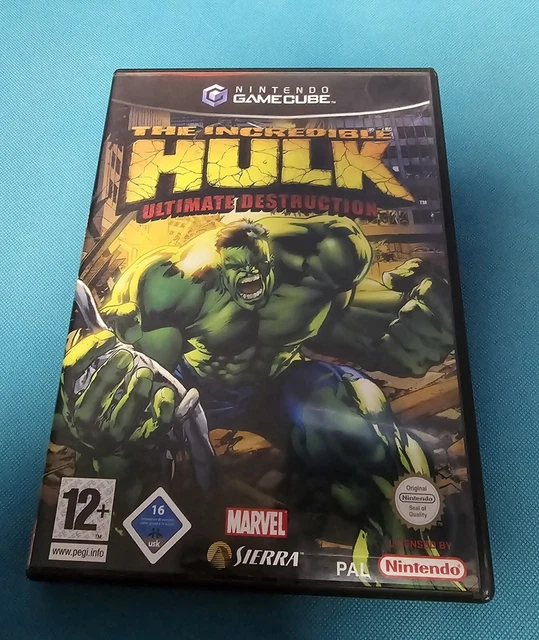 THE INCREDIBLE HULK Ultimate Destruction Nintendo GameCube - Rare ...