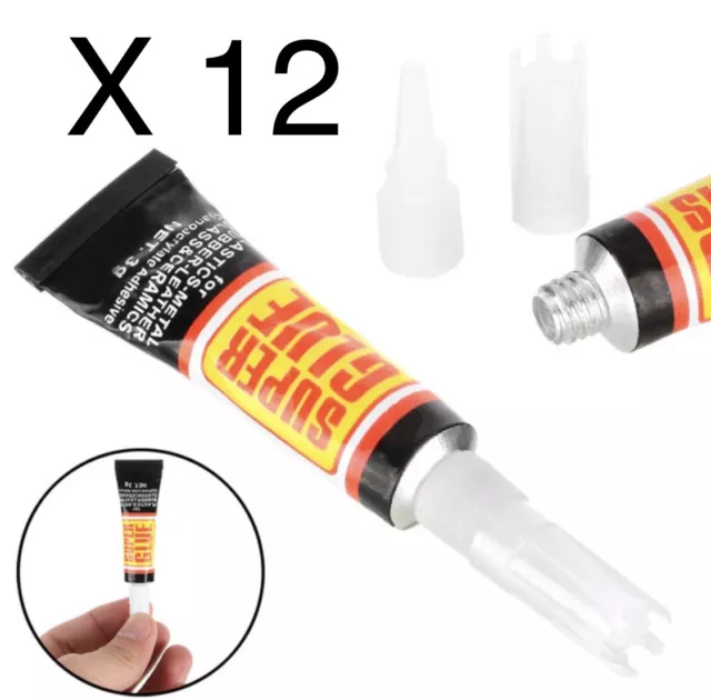 SUPER GLUE Premium Quality Strong Bond Adhesive Plastic Glass Wood Rubber Metal