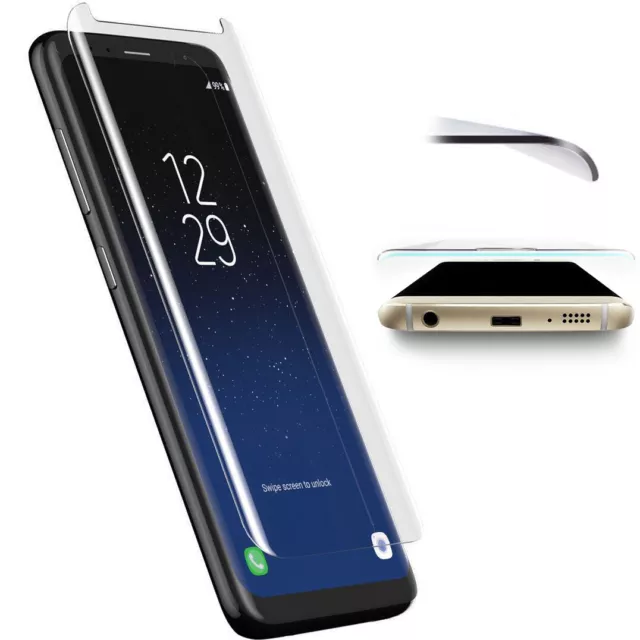 Schutzglas Samsung Galaxy S8 PLUS Glasfolie Hartglas Full Curved 9H 3D Glas