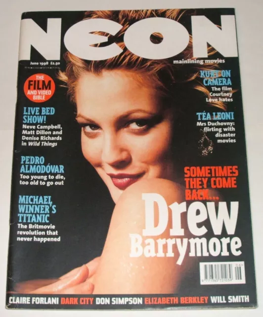 Neon magazine - June 1998 #18 Drew Barrymore Courtney Love Kurt Cobain Nirvana