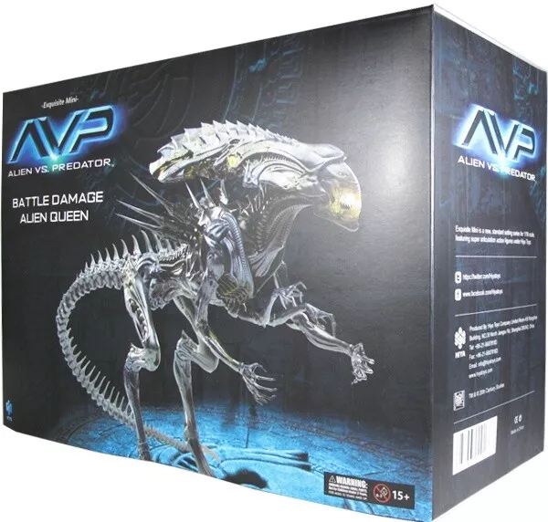 Action Figur - Aliens vs Predator - Exquisite Mini - Battle Damage Alien Queen