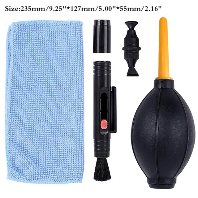 Camera Cleaning Kit Suit Dust Cleaner Brush Air Blower Wipes Cleaning Cloth _bj