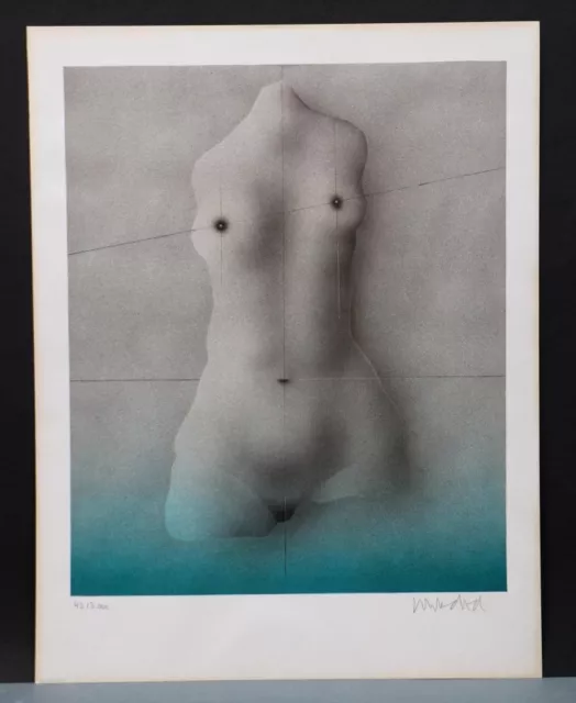 Paul Wunderlich (1927-2010) - Weiblicher Torso - Surrealismus - (11/17)