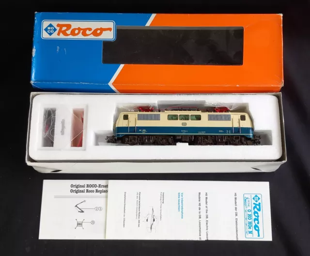 Roco Ho Gauge 43413 Db (Deutsche Bundesbahn) Series Br111 Electric Loco Blue