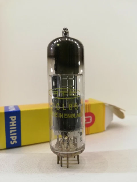 1 x EY802 PHILIPS BELVU RTC label , Valve, Röhre, NOS NIB