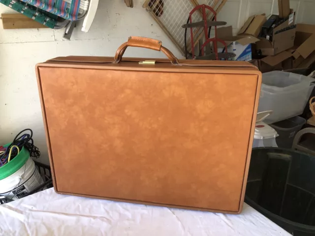 Vintage Hartmann Luggage Pullman Belting Leather Suitcase *no Keys