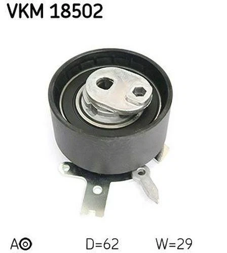 SKF Galet tendeur de courroie de distribution Poulie-tendeur VKM 18502 62mm 29mm