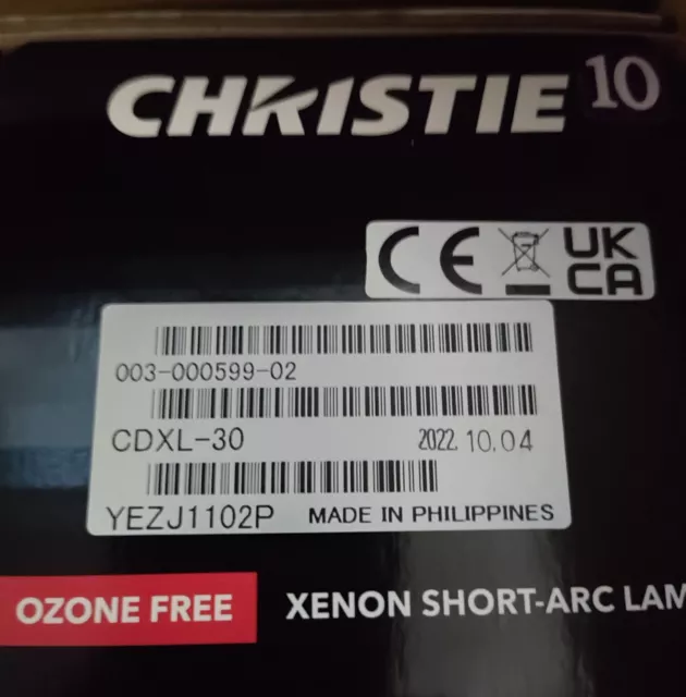 Lampe Christie CDXL-30 SKU: 003-000599-02 Xenolite Ozon free Lamp