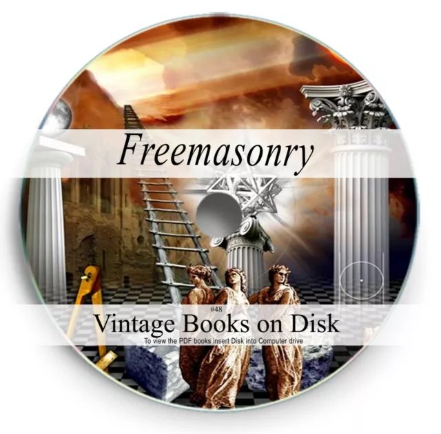 461 Rare Masonic Books on DVD- Freemason Symbols History Rite Ritual Ceremony 48