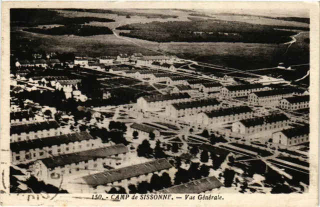 CPA AK Militaire Camp de SISSONNE - Vue generale (361773)