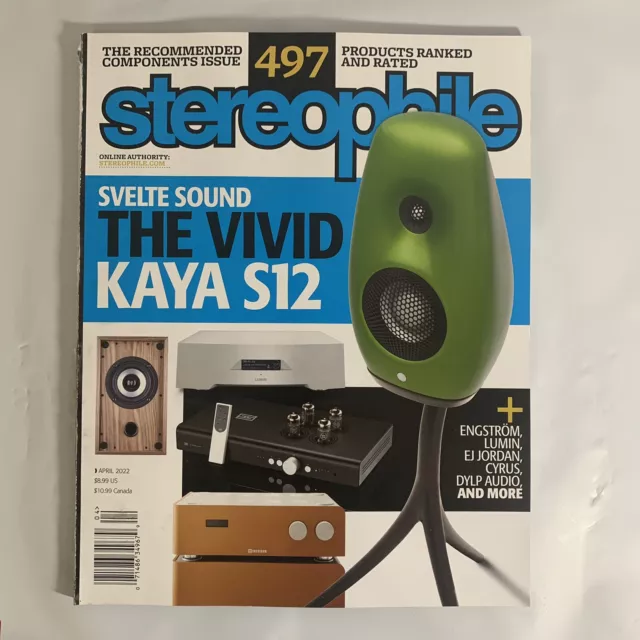 Stereophile Magazine April 2022 497 Products Ranked And Rated The Vivid Kaya S12
