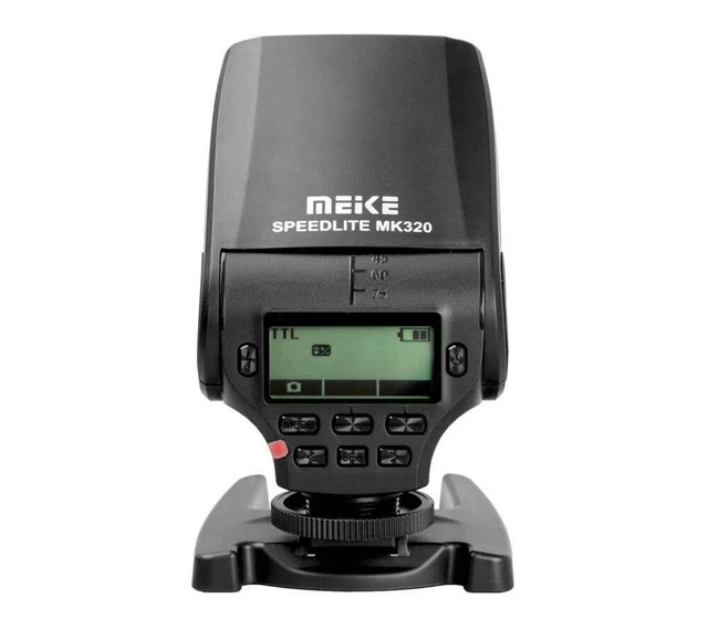 Meike Speedlite MK-320 TTL Blitz für Sony NEX/Alpha mit Multi Interface Shoe