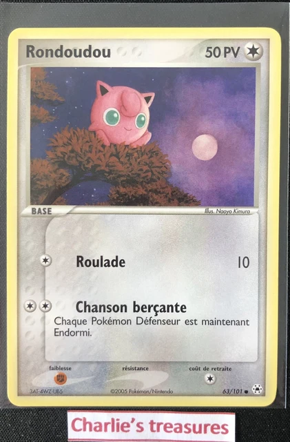 Carte Pokemon - Rondoudou - 63/101 - Ex Légendes Oubliées - FR - NM+ / NEUF