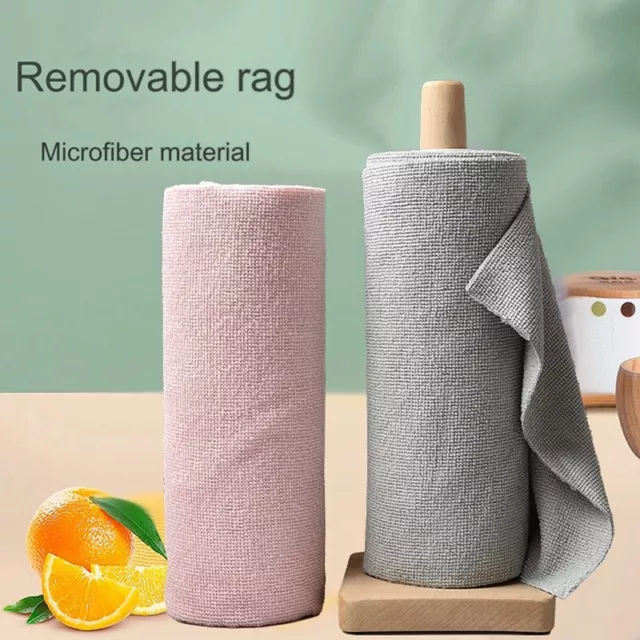 Lingettes de Nettoyage RéUtilisables, Rouleaux de Serviettes en Microfibre 4277