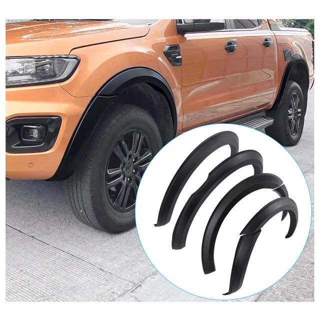 MATTE BLACK FENDER Flares Wheel Arch Extensions for Ford Ranger 2015