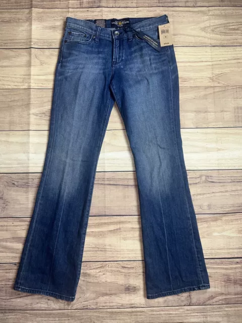 Lucky Brand Sweet & Low Mid Rise Easy Fit Boot Cut Denim Blue Jeans Women's 6/28