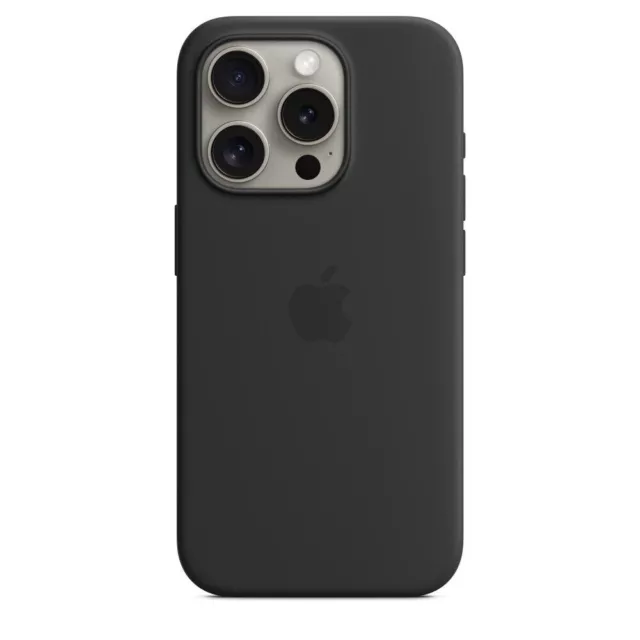 Apple Custodia MagSafe in Silicone per iPhone 15 Pro ORIGINALE - Nero