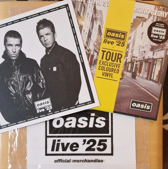 thumbnail image 2 of Oasis Live '25 Tour Mug – Official Band Merch Inspired - Blue Ceramic Coffee Cup 2 of 3
