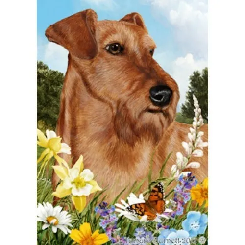 Summer House Flag - Irish Terrier 18220