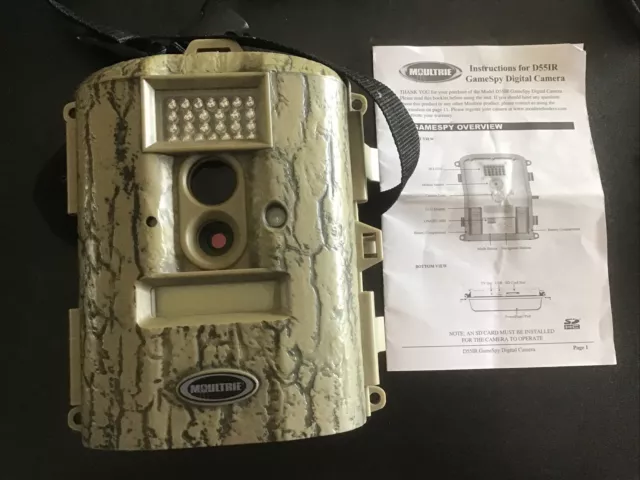 Moultrie Game Spy D-55IR Infrared Trail Camera Deer Hunting Vintage
