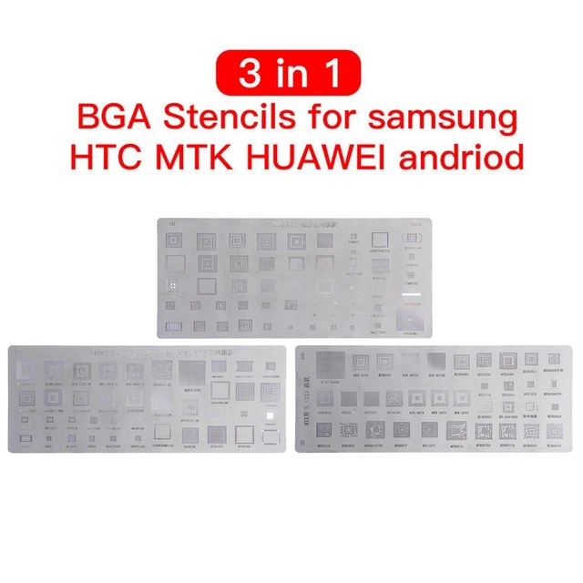 Stencil Reballing BGA piastra in acciaio stencil kit praticamente alta qualità