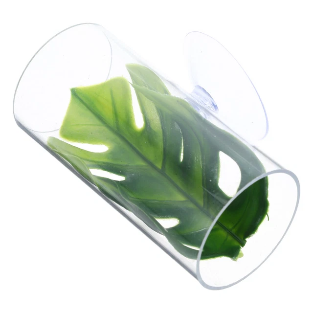 Tfwadmx Décoration D'aquarium En Résine Creuse, Cachette De Poisson Betta, Accessoires Pour Grotte, Petit Poisson, Cachette Avec Mousse