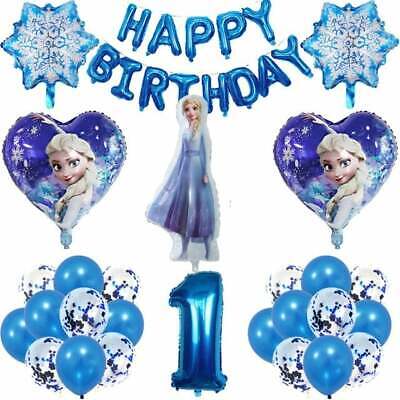 COMPLEANNO PER BAMBINI PALLONCINO Mega Set Disneys Frozen Elsa 39 pezzi - 1, 2, 3 anni