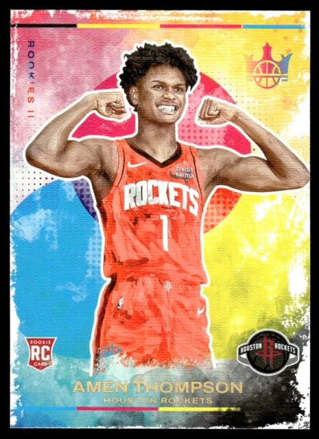 Rockets Rookie Thompson 2023-24 COURT KINGS Livello 2 Amen Thompson Rookie Houston Rockets #114 ...