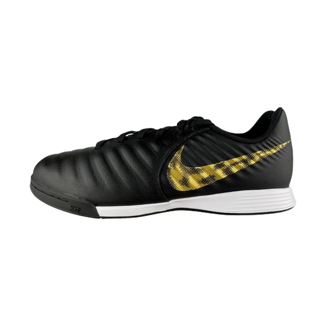 Nike JR Legend 7 Academy IC GS schwarz/gold Kinder Fußballschuhe AH7257-077