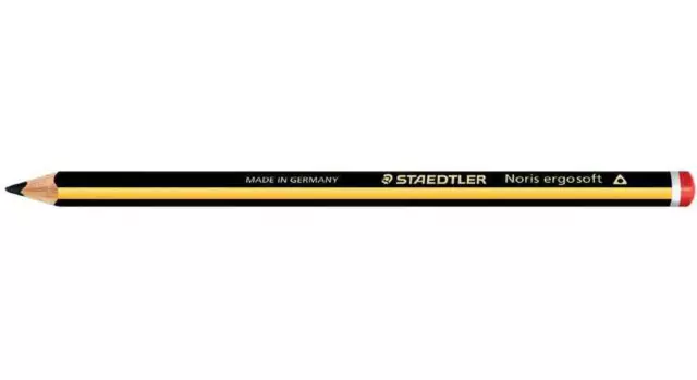 [Ref:153-2B-10] STAEDTLER Lot de 10 Crayons NORIS ergosoft, dégré de dureté: