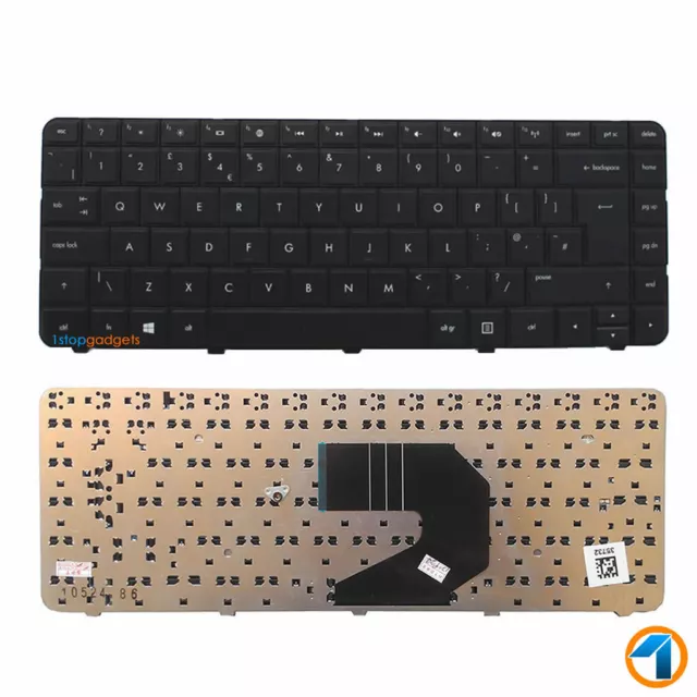 New Laptop Keyboard For Hp 255 G1 Notebook Pc Uk Layout Black Color