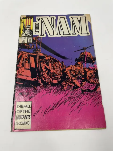 The’ NAM #13 (SEE PICS!) MARVEL COMICS 1986 Lower but full cover grading