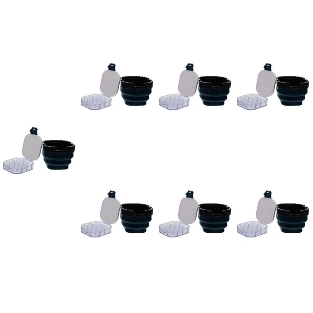Set 7 Faltbarer Eimer Farbkasten Runder Pinsel Strand Eimer Wäschewanne