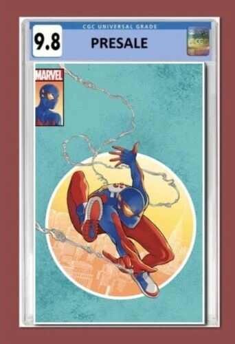 Spider-Man #7 CGC 9.8 Graded PREORDER 2nd Print Jones Virgin Variant Spider-Boy