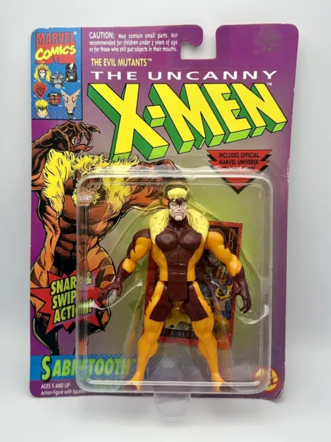 ToyBiz - Marvel Comics The Uncanny X-Men/The Evil Mutants Sabretooth 5” Figure